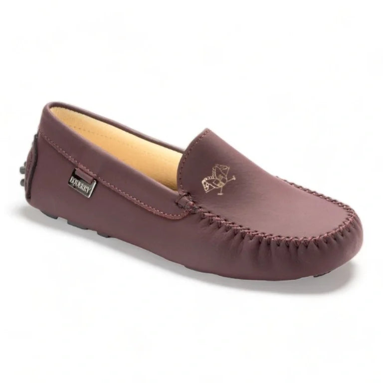 2549 Bordo Sahara soft girls loafer made in Italy