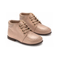 Taupe Leather Toddler High Shoe
